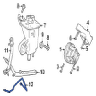 Jaguar OE - Power Steering Return Hose