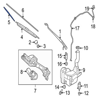 Jaguar OE - Left Wiper Blade