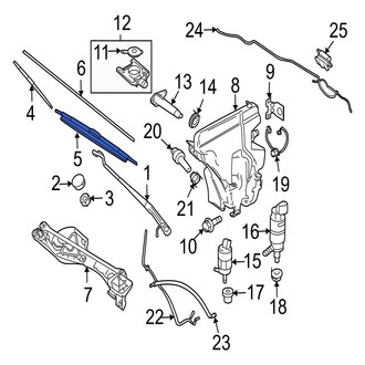 Jaguar OE - Left Wiper Blade