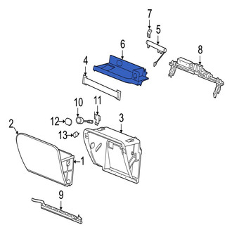 Jaguar OE - Front Glove Box Mat