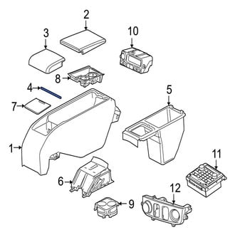 Jaguar OE - Console Hinge Pin