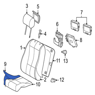 Jaguar OE - Front Left Seat Cover