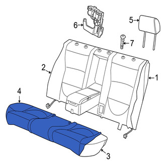 Jaguar OE - Rear Seat Cover