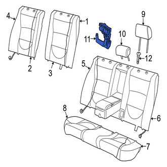 Jaguar OE - Rear Headrest Actuator