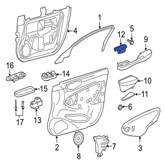 Jaguar OE - Rear Right Ash Tray