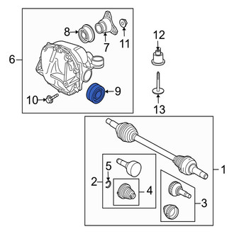 Jaguar OE - CV Axle Shaft Seal