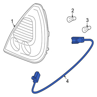 Jaguar OE - Rear Tail Light Wiring Harness