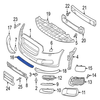 Jaguar OE - Front Center Spoiler