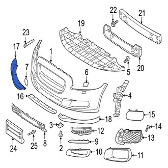 Jaguar OE - Front Right Spoiler