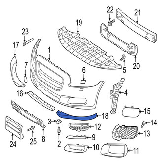 Jaguar OE - Front Left Spoiler