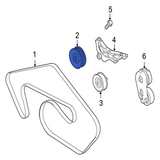 Jaguar OE - Accessory Drive Belt Idler Pulley