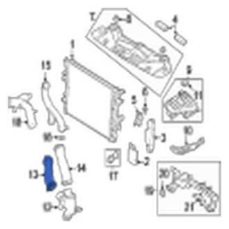Jaguar OE - Engine Coolant Pipe