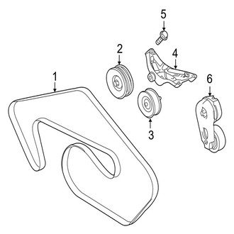 Jaguar OE - Cooling - Belts & Pulleys (Engine Drive), (L Supercharged / L Supersport / Supercharged / Supersport)