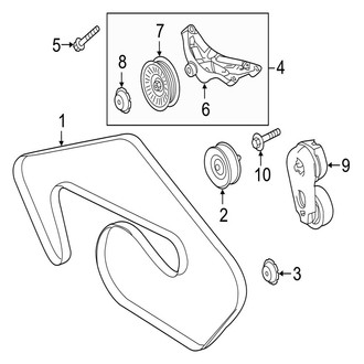 Jaguar OE - Cooling - Belts & Pulleys (Engine Drive)