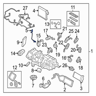 Jaguar OE - A/C Evaporator Temperature Sensor