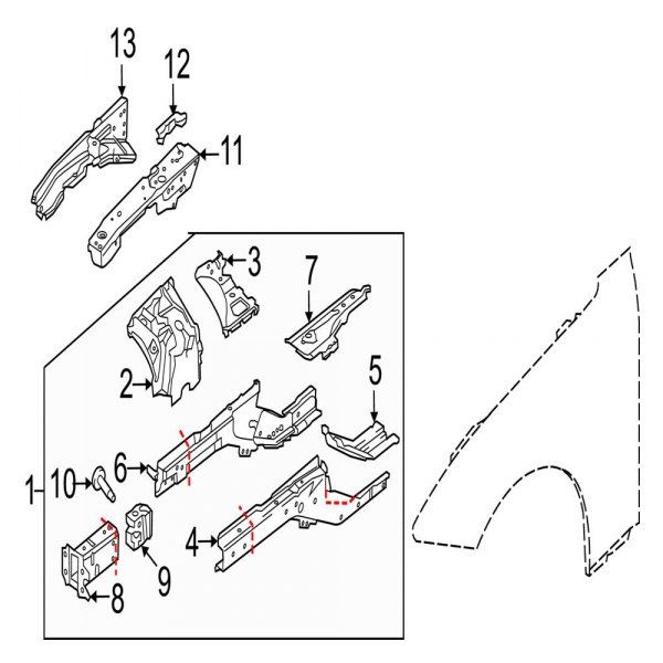 Fender - Structural Components & Rails