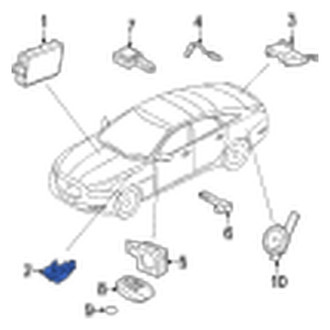 Jaguar OE - Hood Contact Switch