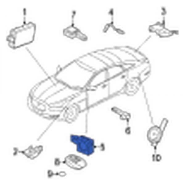 Jaguar OE C2D2942 Keyless Entry Receiver