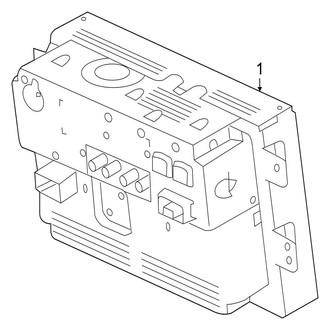 Jaguar OE - Console - Navigation System Components