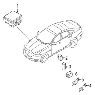 Jaguar OE - Electrical - Fuse & Relay (Engine Compartment)
