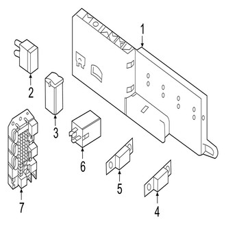 Jaguar OE - Electrical - Fuse & Relay (Trunk Mounted)