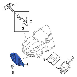 Jaguar OE - Tire Pressure Monitoring System (TPMS) Transmitter