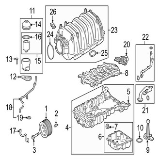 Jaguar OE - Engine Parts (5.0L)