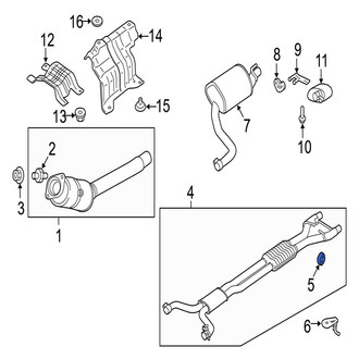 Jaguar OE - Exhaust System Hanger