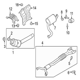 Jaguar OE - Exhaust System - Exhaust Components