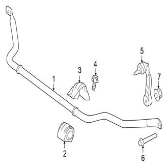 Jaguar OE - Front Suspension - Stabilizer Bar & Components