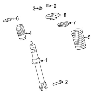 Jaguar OE - Front Suspension - Shocks & Components