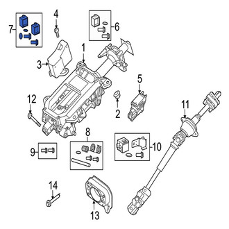 Jaguar OE - Steering Wheel Hardware Kit