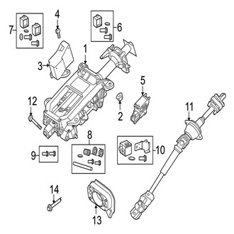 Jaguar OE - Steering Column Assembly