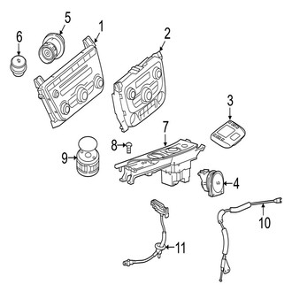 Jaguar OE - Front Console (Controls & Switches)