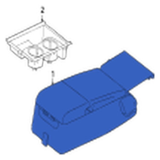 Jaguar OE - Center Rear Center Console