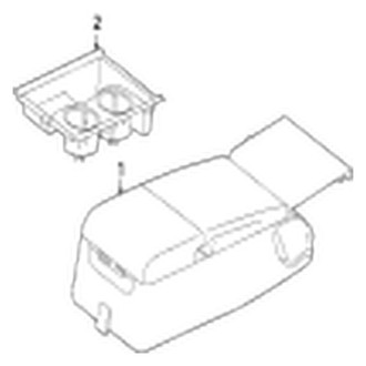 Jaguar OE - Rear Console