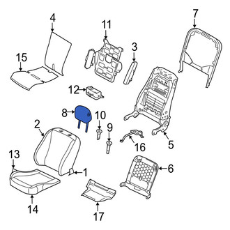 Jaguar OE - Front Headrest