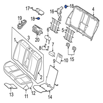 Jaguar OE - HVAC Seat Filter