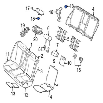 Jaguar OE - HVAC Seat Filter