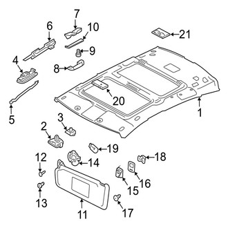 Jaguar OE - Roof - Interior Trim (L Portfolio / L Supercharged)