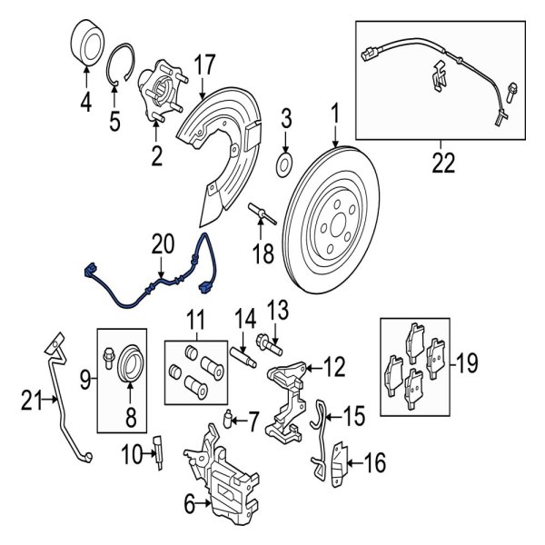 Disc Brake Pad Wear Sensor