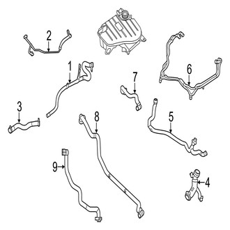Jaguar OE - Cooling - Hoses & Pipes
