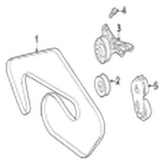 Jaguar OE - Cooling - Belts & Pulleys (Engine Drive), (L Portfolio / R-Sport)