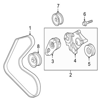 Jaguar OE - Cooling - Belts & Pulleys (L Portfolio / R-Sport)