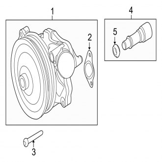 2016 Jaguar Xj-type Water Pumps 