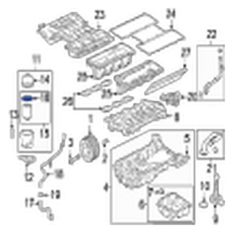 Jaguar OE - Engine Oil Filter Housing Cover Seal