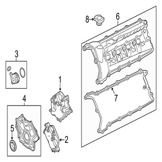 Jaguar OE - Engine - Valve & Timing Covers