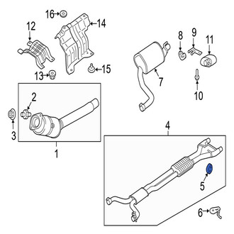 Jaguar OE - Exhaust System Hanger