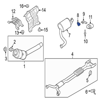 Jaguar OE - Exhaust System Hanger