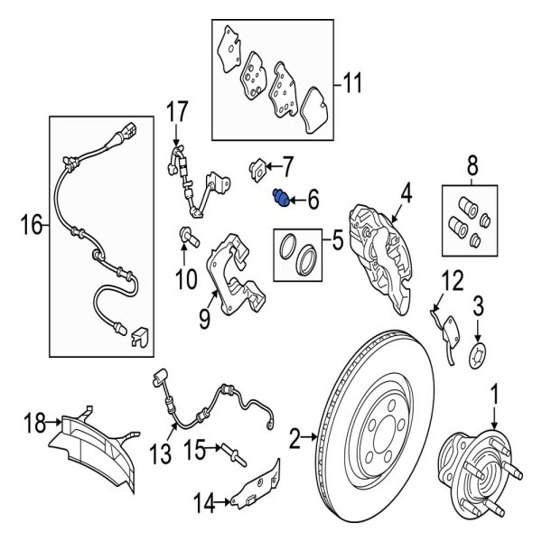 Brake Bleeder Screw